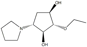1,3-Cyclopentanediol,2-ethoxy-4-(1-pyrrolidinyl)-,(1alpha,2bta,3alpha,4bta)-(9CI)