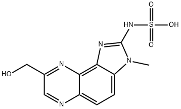 N-(8-Hydroxymethyl-3-methylimidazo(4,5-f)quinoxalin-2-yl)sulfamic acid