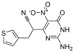2-(2-氨基-6-羟基-5-硝基嘧啶-4-基)-3-(噻吩-3-基)丙腈