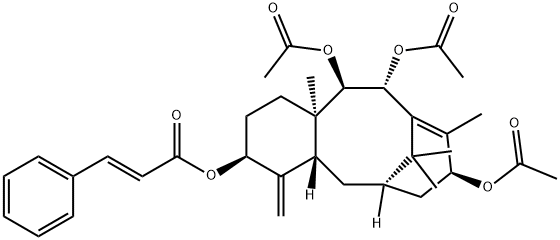 9ALPHA,10BETA,13ALPHA-三乙酰氧基-5ALPHA-肉桂酰氧基紫杉-4(20),11-二烯