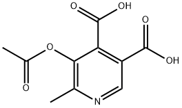 3,4-Pyridinedicarboxylic  acid,  5-(acetyloxy)-6-methyl-
