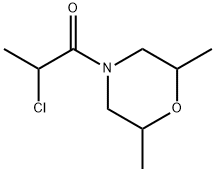 Morpholine, 4-(2-chloro-1-oxopropyl)-2,6-dimethyl- (9CI)