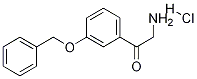 Ethanone, 2-aMino-1-[3-(phenylMethoxy)phenyl]-, hydrochloride