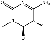 2(1H)-Pyrimidinone,4-amino-5-fluoro-5,6-dihydro-6-hydroxy-1-methyl-,trans-