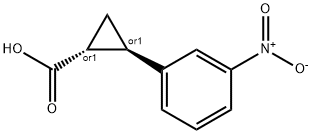 trans-2-(3-nitrophenyl)cyclopropane-1-carboxylic acid
