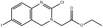 3(4H)-Quinazolineacetic acid, 2-chloro-6-iodo-, ethyl ester