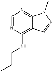 1-Methyl-{N}-propyl-1{H}-pyrazolo[3,4-{d}]pyrimidin-4-amine