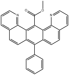 methyl 7-phenylbenzo(1,2-h-5,4-h')diquinoline-14-carboxylate