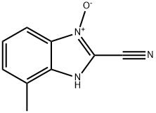 1H-Benzimidazole-2-carbonitrile,7-methyl-,3-oxide(9CI)