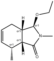 1H-Isoindol-1-one,3-ethoxy-2,3,3a,4,7,7a-hexahydro-2,7-dimethyl-,(3alpha,3aalpha,7bta,7aalpha)-(9CI)
