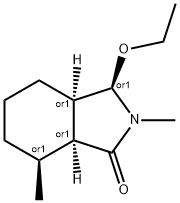 1H-Isoindol-1-one,3-ethoxyoctahydro-2,7-dimethyl-,(3alpha,3abta,7alpha,7abta)-(9CI)
