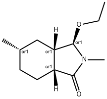 1H-Isoindol-1-one,3-ethoxyoctahydro-2,5-dimethyl-,(3alpha,3aalpha,5bta,7aalpha)-(9CI)