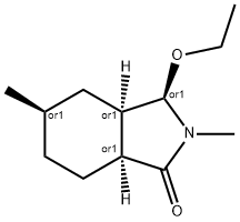 1H-Isoindol-1-one,3-ethoxyoctahydro-2,5-dimethyl-,(3alpha,3abta,5alpha,7abta)-(9CI)