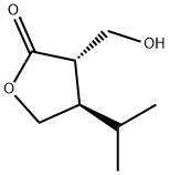 2(3H)-Furanone,dihydro-3-(hydroxymethyl)-4-(1-methylethyl)-,trans-(9CI)