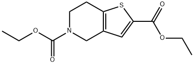 6,7-二氢噻吩并[3,2-C]吡啶-2,5(4H)-二羧酸二乙酯