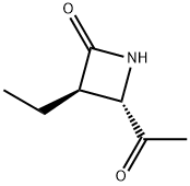 2-Azetidinone, 4-acetyl-3-ethyl-, (3R-trans)- (9CI)