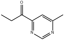 1-Propanone, 1-(6-methyl-4-pyrimidinyl)- (9CI)