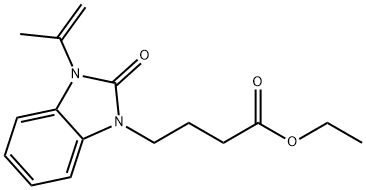 3-Isopropenyl-2-oxo-1-benzimidazolinebutyric Acid Ethyl Ester