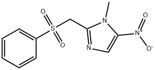 1-Methyl-5-nitro-2-((phenylsulfonyl)methyl)-1H-imidazole