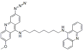 N-(6-azido-2-methoxy-9-acridinyl)-N'-(9-acridinyl)octane-1,8-diamine