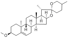 O-methyl 3-β-hydroxy-5-spirostene