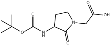 2-(3-(叔丁氧羰基氨基)-2-氧杂吡咯烷-1-基)乙酸