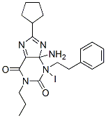3-(3-iodo-4-amino)phenethyl-1-propyl-8-cyclopentylxanthine