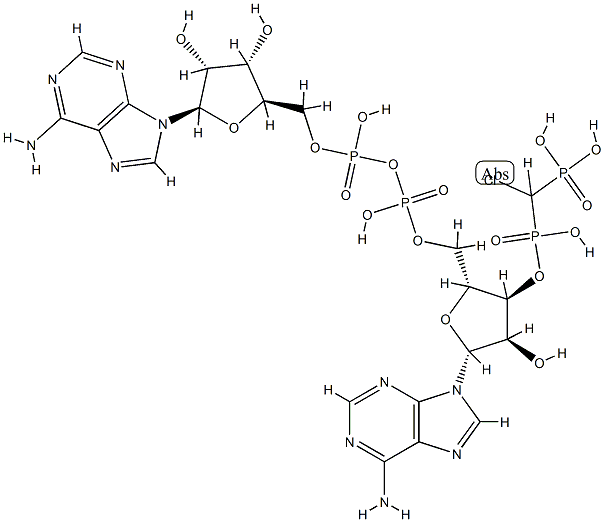 beta,beta'-monochloromethylene diadenosine 5',5'''-P(1),P(4)-tetraphosphate