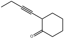Cyclohexanone, 2-(1-butynyl)- (9CI)