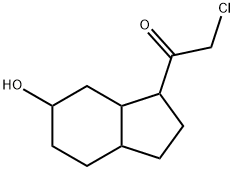 Ethanone, 2-chloro-1-(octahydro-6-hydroxy-1H-inden-1-yl)- (9CI)