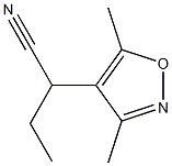 4-Isoxazoleacetonitrile,-alpha--ethyl-3,5-dimethyl-(9CI)