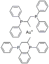 bis(1,2-bis(diphenylphosphino)propane)gold (I)