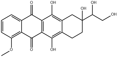 8-(1,2-dihydroxyethyl)-6,8,11-trihydroxy-1-methoxy-9,10-dihydro-7H-tet racene-5,12-dione