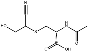 N-acetyl-S-(1-cyano-2-hydroxyethyl)cysteine