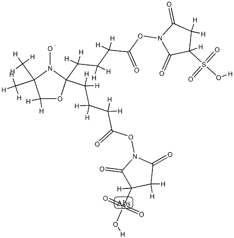 bis(sulfo-N-succinimidyl) doxyl-2-spiro-5'-azelate