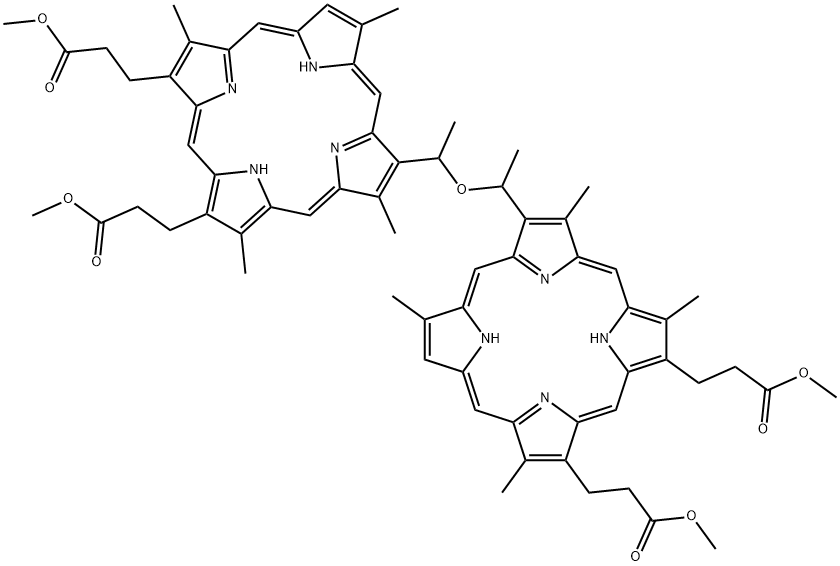 bis-1-(deuteroporphyrin-2-yl)ethyl ether tetramethyl ester