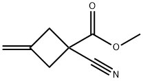 Cyclobutanecarboxylic acid, 1-cyano-3-methylene-, methyl ester (9CI)