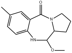 11-Methoxy-7-methyl-1,2,3,10,11,11a-hexahydro-5H-pyrrolo(2,1-c)(1,4)be nzodiazepin-5-one