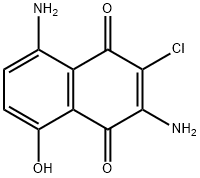 Juglone,  3,8-diamino-2-chloro-  (6CI)