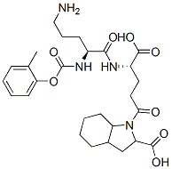 1-(N(2)-benzyloxycarbonylornithyl-gamma-glutamyl)octahydro-1H-indole-2-carboxylic acid