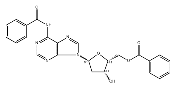 N6-Benzoyl-9-(5-O-benzoyl-2'-deoxy-beta-D-threo-pentofuranosyl)adenine