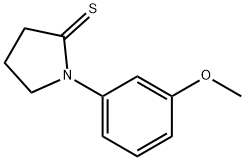 2-Pyrrolidinethione,  1-(3-methoxyphenyl)-