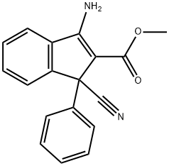 3-氨基-1-氰基-1-苯基-1H-茚-2-羧酸甲酯