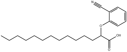 2-(2-Cyanophenoxy)tetradecanoic acid