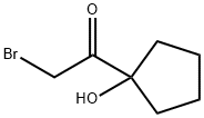 Ethanone, 2-bromo-1-(1-hydroxycyclopentyl)- (9CI)