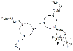 bis(N,N',N''-trimethyl-1,4,7-triazacyclononane)-trioxo-dimanganese (IV) di(hexafluorophosphate) monohydrate