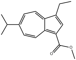 3-Ethyl-6-(1-methylethyl)-1-azulenecarboxylic acid methyl ester