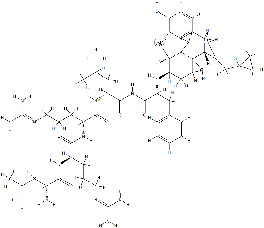 naltrexamine, N(beta)-(Leu-Arg-Arg-Leu-Phe)-