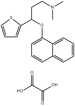 (S)-(+)-N,N-二甲基-3-(1-萘氧基)-3-(2-噻吩基)丙胺草酸盐