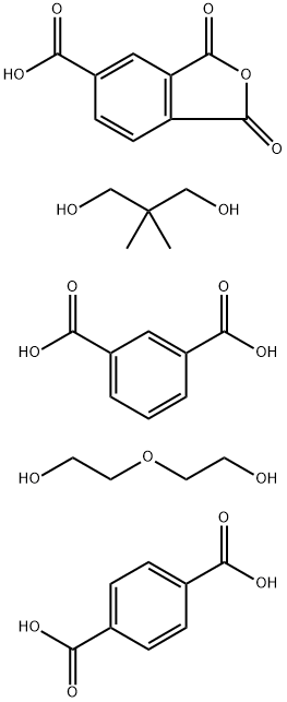 1,3-Benzenedicarboxylic acid, polymer with 1,4-benzenedicarboxylic acid, 1,3-dihydro-1,3-dioxo-5-isobenzofurancarboxylic acid, 2,2-dimethyl-1,3-propanediol and 2,2-oxybisethanol